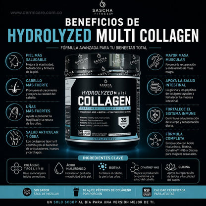 Colageno Hydrolizado Sascha Fitness: 5 Tipos Colágeno Hidrolizado Piel Articulaciones