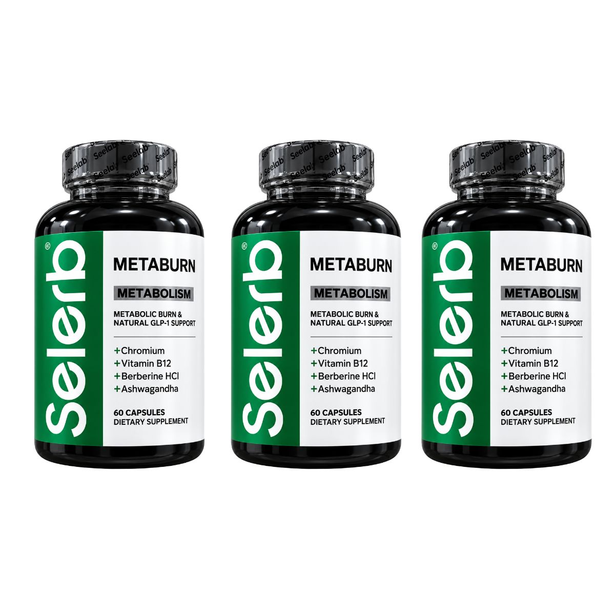 Selerb Metaburn x60 Berberina, Cromo, Ashwagandha y Envío Gratis