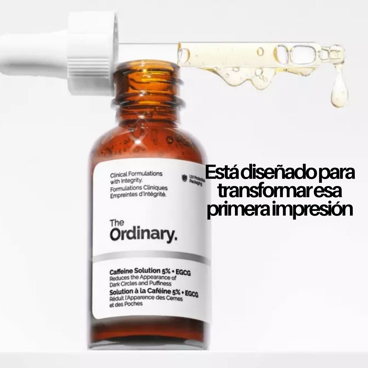 serum de cafeina The Ordinary 5% EGCG para ojeras y bolsas en ojos