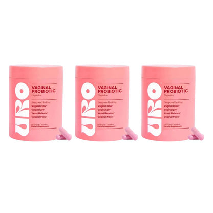 Uro Probióticos Vaginales 60 Cápsulas - Flora Vaginal pH Equilibrio Infecciones