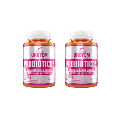 Urofem Probioticos Pack X2 60 Gomitas FitoVit: Flora Vaginal Sana