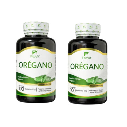 Aceite de Orégano FitoVit x100 Cápsulas Blandas • Sin Sabor Fuerte