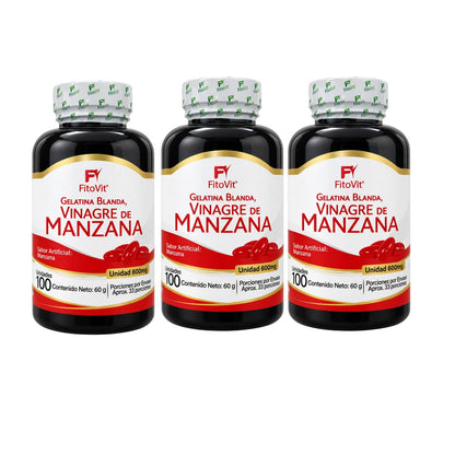 Vinagre de manzana FitoVit x100 cápsulas blandas