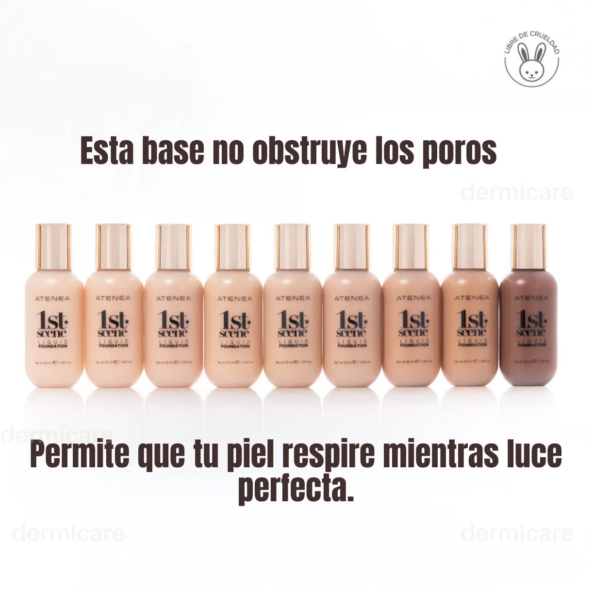 Base Atenea Brocha Maquillaje Montoc Dúo Perfecto
