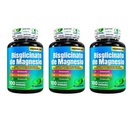 Bisglicinato de Magnesio Greensofg 400 mg: bienestar para tu rutina diaria 🌿 Envio Gratis