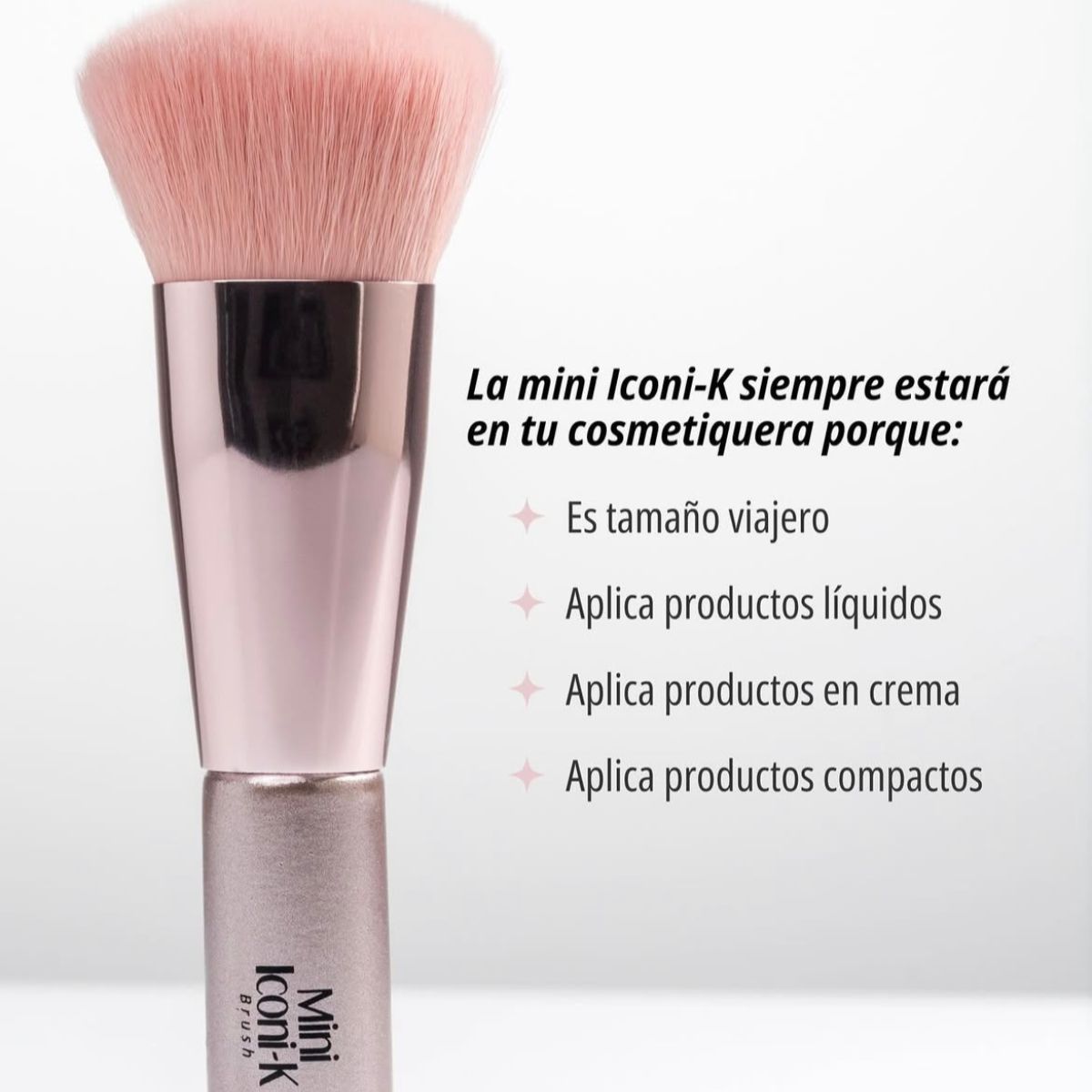 Brocha de maquillaje Mini Iconik Anik - Tamaño viajero profesional