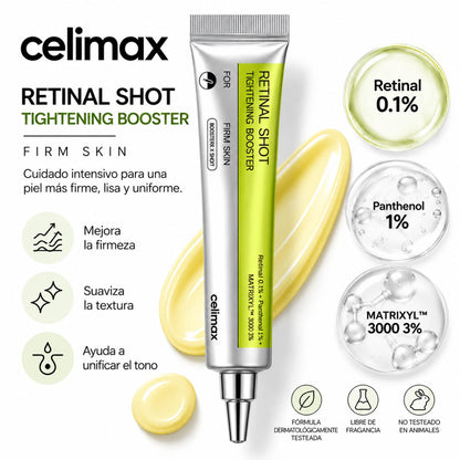 Vita-A Retinal Shot Tightening Booster Celimax 15ml retinal antiedad firmeza poros K-Beauty 