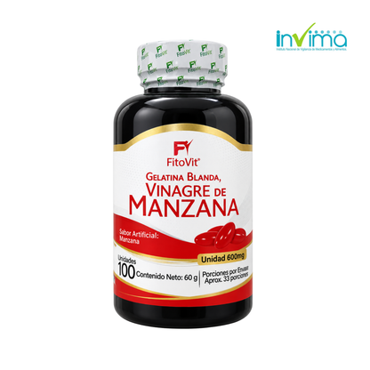Vinagre de manzana FitoVit x100 cápsulas blandas