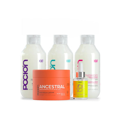 Kit Reparacion Profunda B8 La Pocion cabello maltratado antifrizz reconstruccion proteica hidratacion Colombia