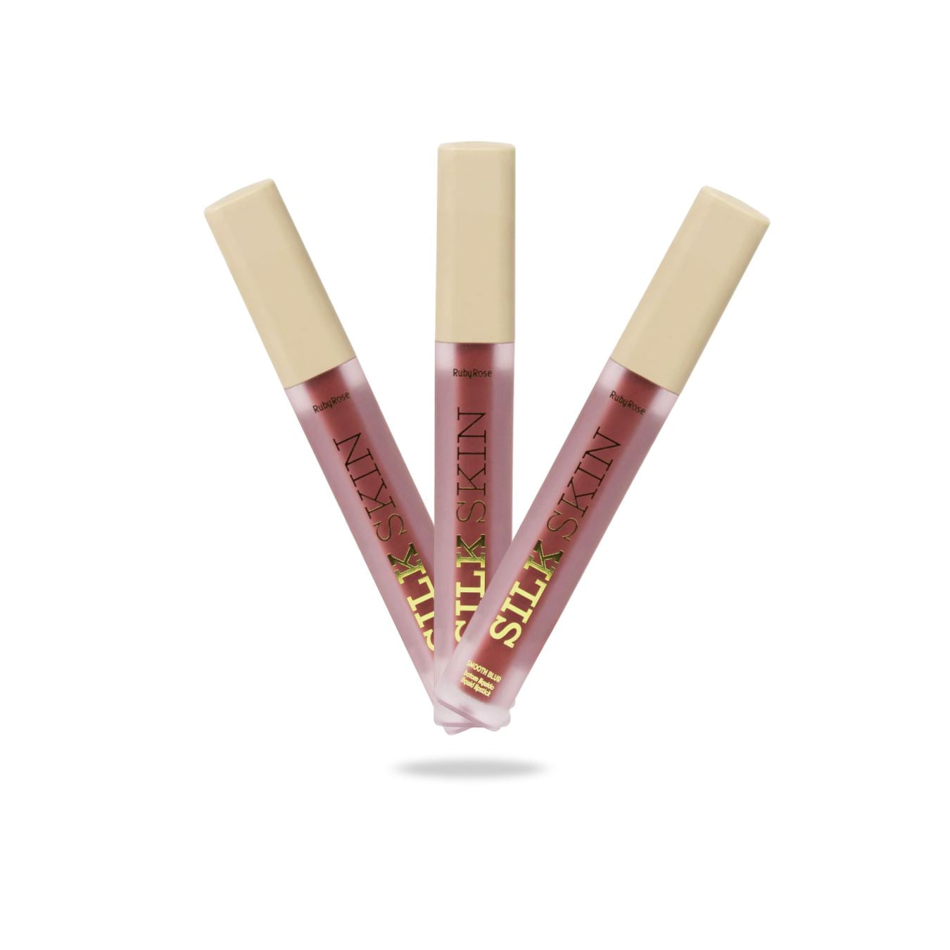 Labial Mate Silk Ruby Rose - Color intenso y textura sedosa