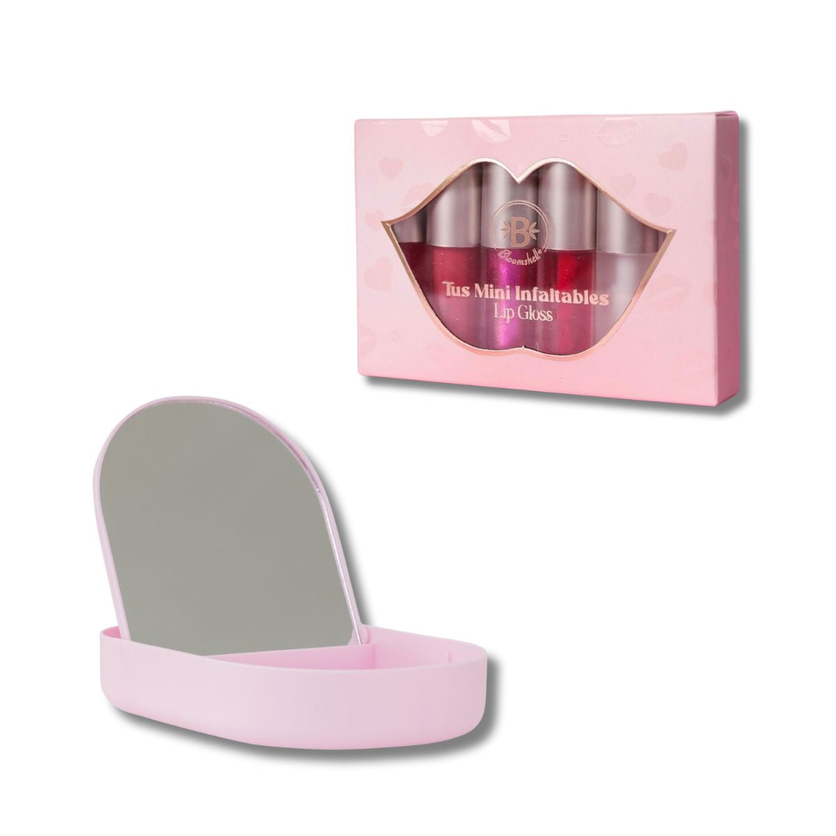 Gloss x6 + Espejo Box Anik - Set labial profesional