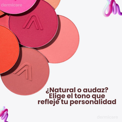 Paleta de rubores ATENEA con 9 tonos para mejillas sonrojadas y glow natural