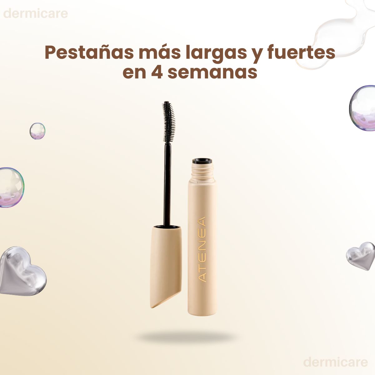 Pestañina a prueba de agua negro intenso - tratamiento para pestañas.