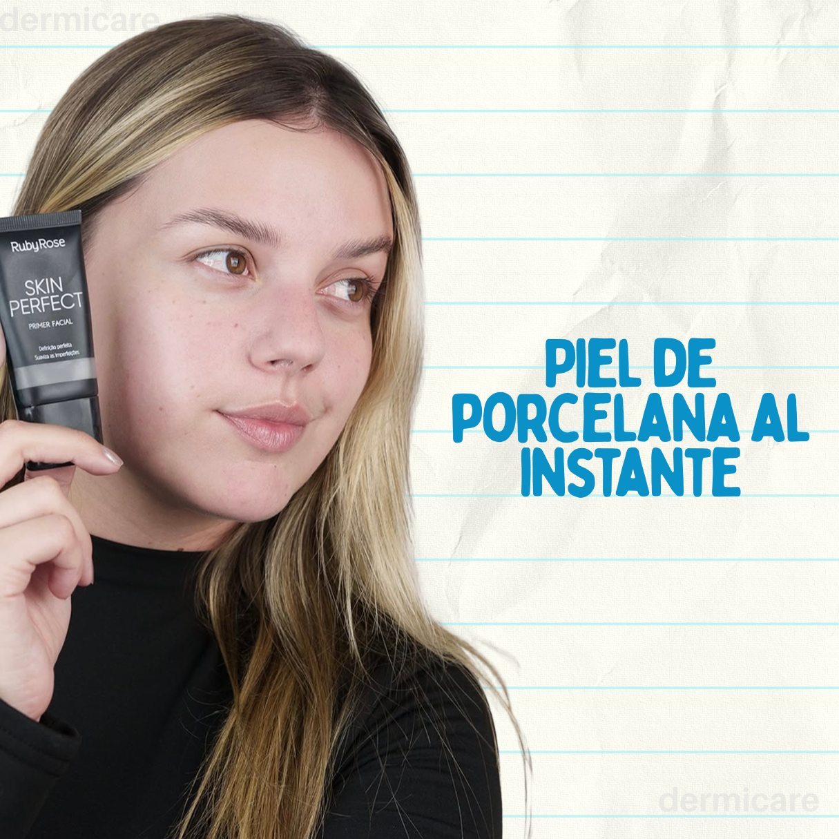 Primer Maquillaje Skin Perfect Ruby Rose - PreBase para maquillaje profesional