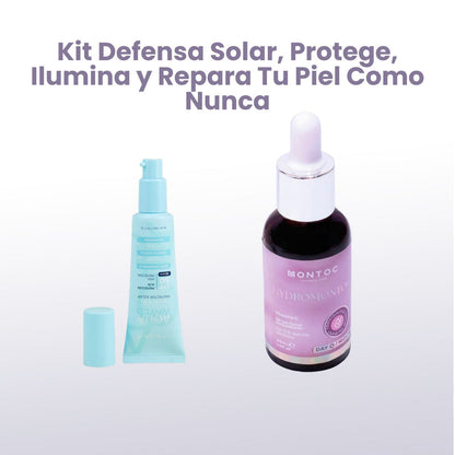 Protector Solar en gel Aqua Waves + Serum Vitamina C Montoc