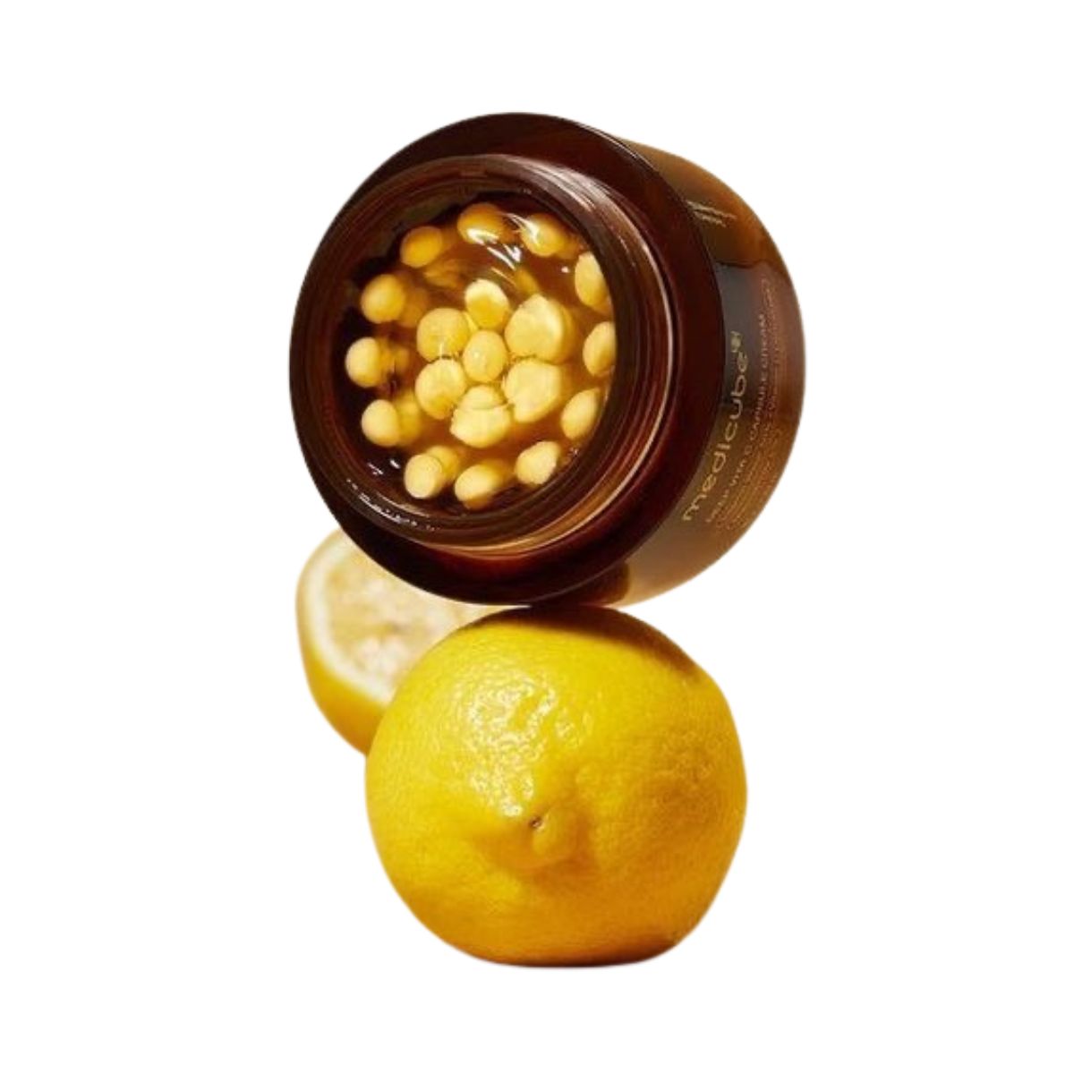 Crema en cápsulas Deep Vita C de Medicube con vitamina C pura y espino amarillo iluminador.