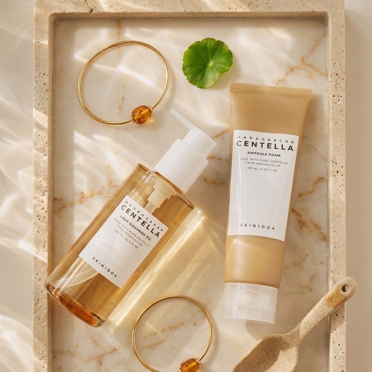 Double Cleansing Duo Skin1004 set aceite limpiador y gel limpiador Centella Asiatica K-beauty