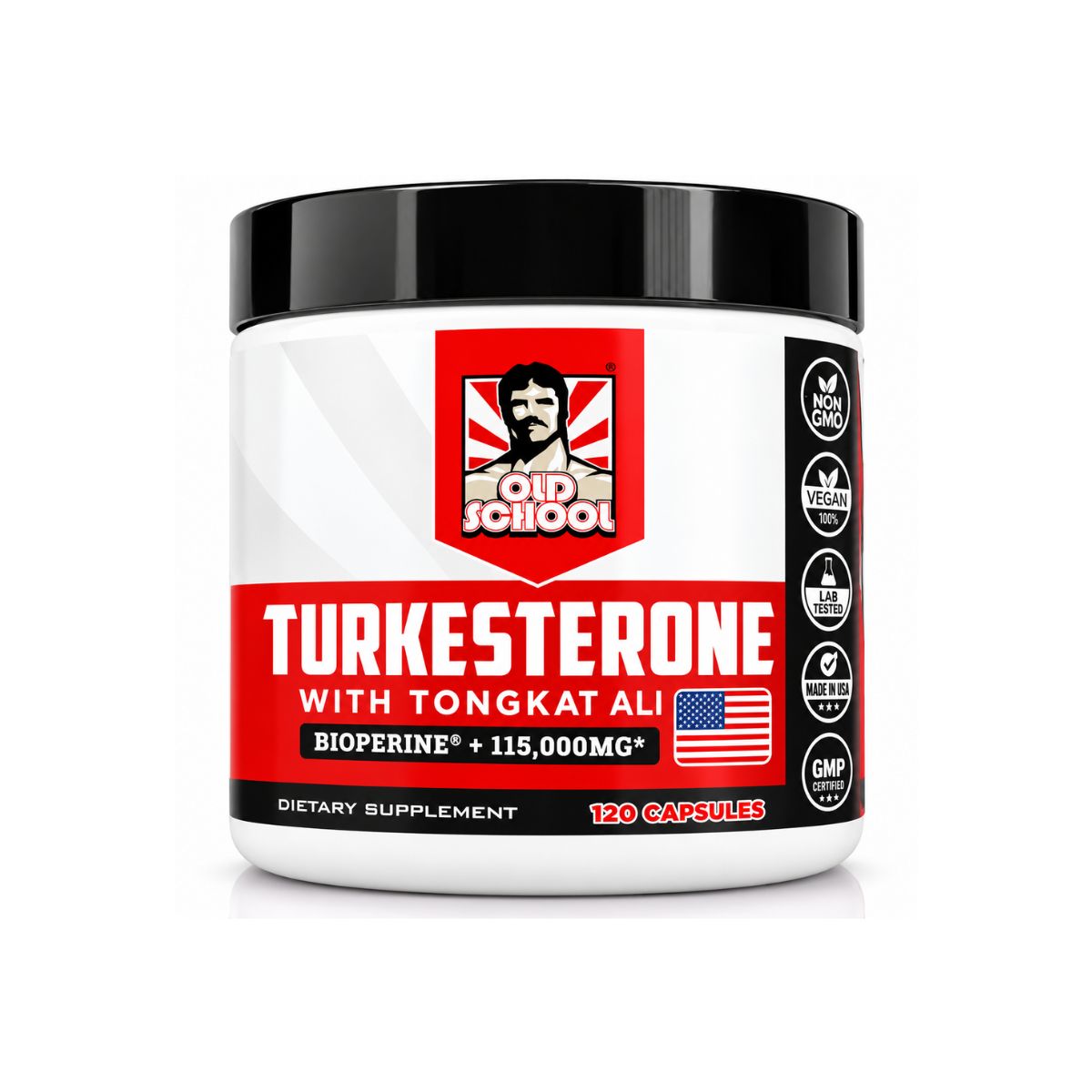Turkesterone con Tongkat Ali Old School Labs x120 Cápsulas