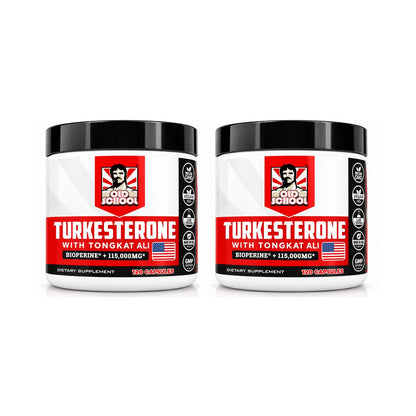 Turkesterone con Tongkat Ali Old School Labs x120 Cápsulas